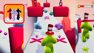 Blob Runner 3D Game Play (Android iOS ) All Levels 8 to 12 ||Best Runner Game 2021