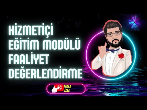 MEBBİS-HİZMETİÇİ MODÜLÜ (FAALİYET