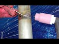 The secret of fast TIG welding stainless steel pipe in horizontal position