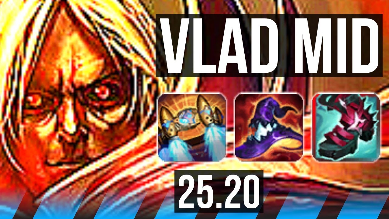 VLADIMIR vs MALZAHAR (MID) | Godlike, 10/3/6, 500+ games | EUW Master | 25.20