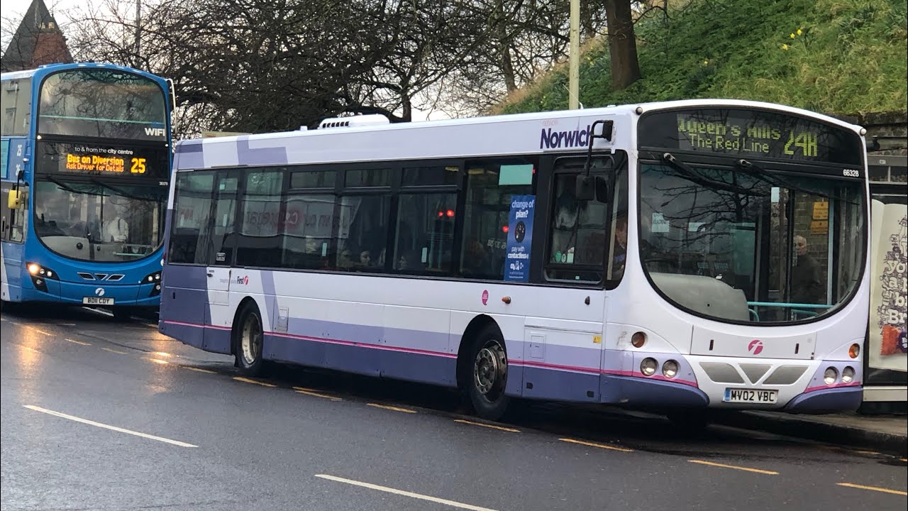 Buses On Castle Meadow Norwich 25th February 2020 YouTube
