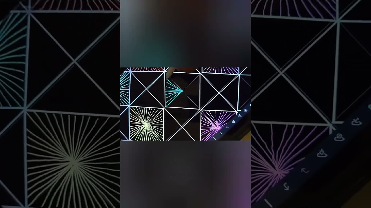 Digital Pattern Magic ✨ Galaxy Tab S9 FE+ Art Series Continues!