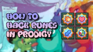 How to HACK runes in PRODIGY!