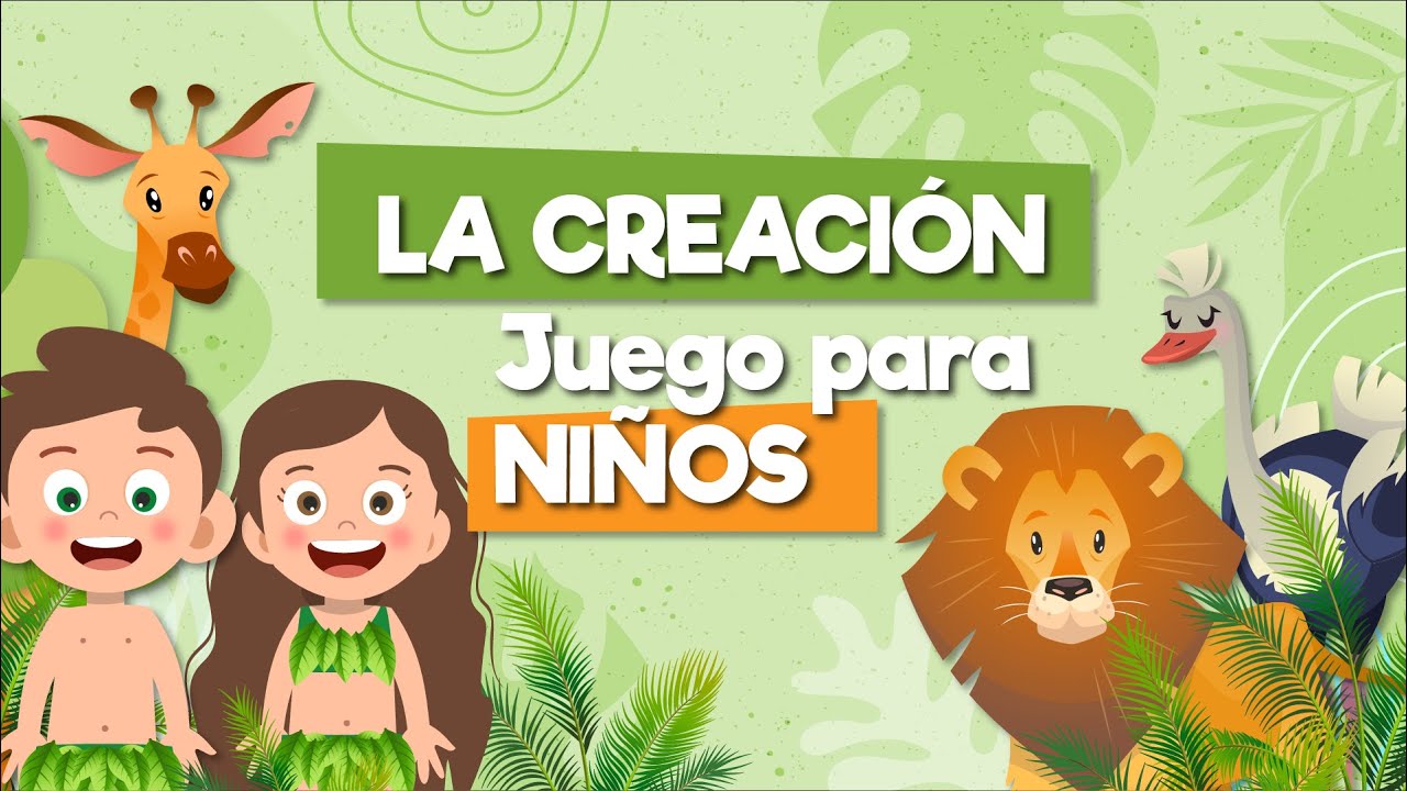 LA CREACIÓN PARA NIÑOS 🌎  (Juego interactivo con aprendizaje)