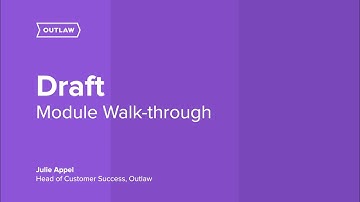 Draft Deep Dive - Create Dynamic, Self-Service Contract Templates on Outlaw