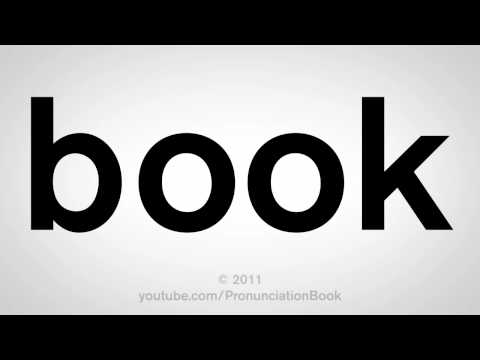 How To Pronounce Book