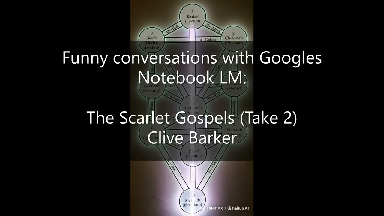 For fun: The Scarlet Gospels (Take 2) by Clive Barker - Funny Conversations with Googles Notebook LM