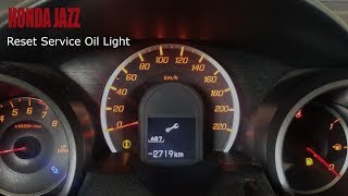 Honda - Jazz Reset Service Light