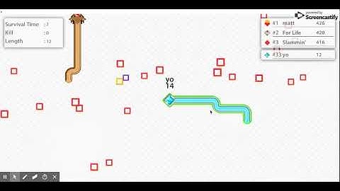 Snix.io: Slither.io except easier!