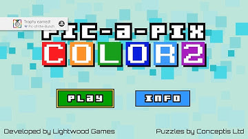 Pix-a-Pix Color 2 (PS4/PSVITA/PSTV) Platinum Trophy Guide/ALL Solutions (1-150)