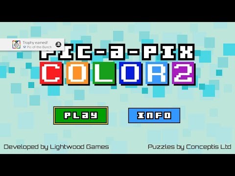 Pix-a-Pix Color 2 (PS4/PSVITA/PSTV) Platinum Trophy Guide/ALL Solutions (1-150)