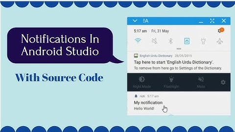 2 | How to create notification in android  example