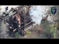Ukraine - 24.10.2025. Operators Of The 38th Marine Brigade Knocked Out 2 Enemy Antennas Using FPVs.