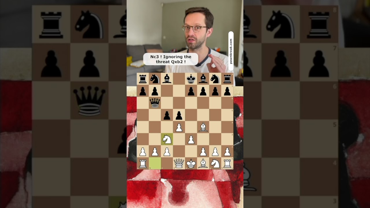 79% win rate trap in the London system #chess #pawnbreak.com