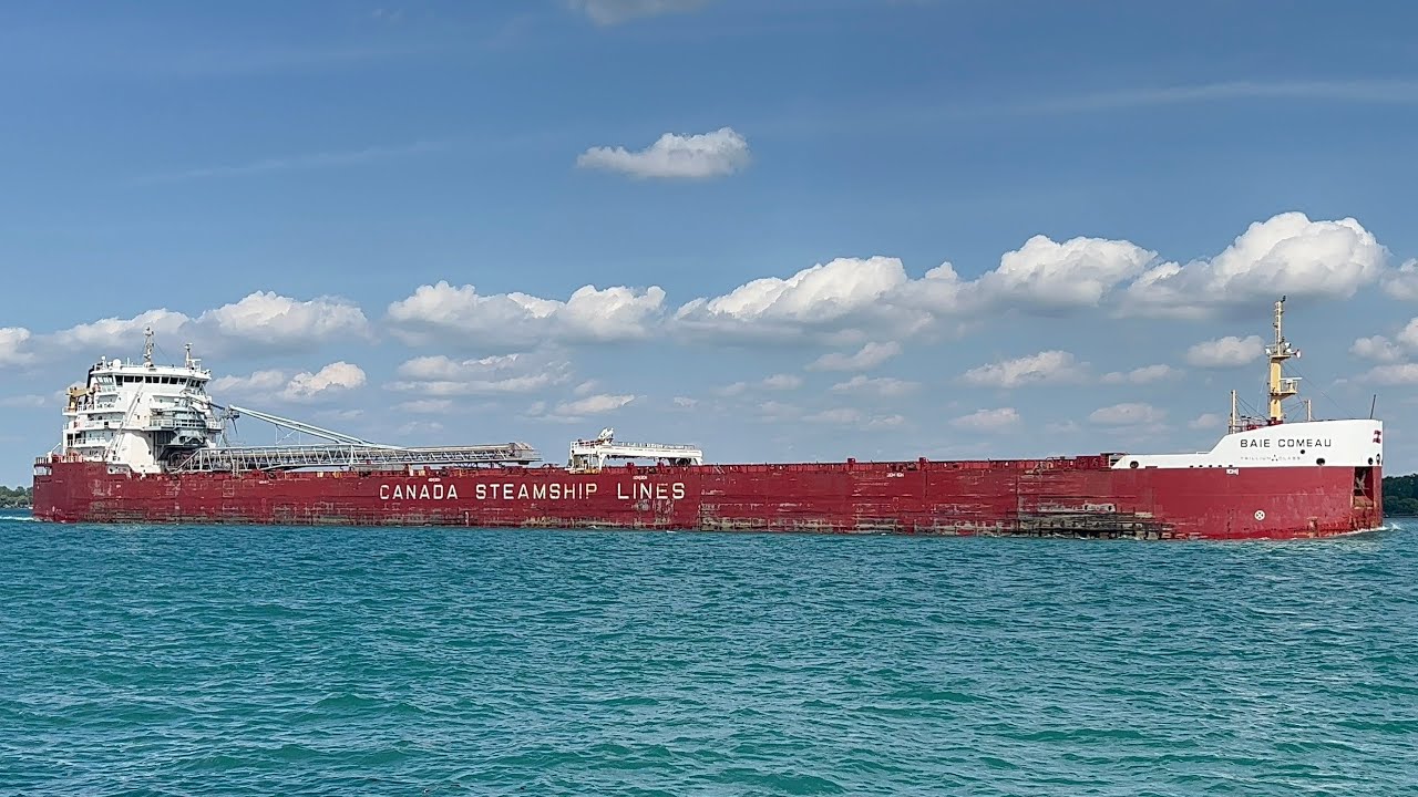 Baie Comeau Freighter YouTube