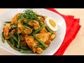 Pad Prik King Recipe - Red Curry Chicken & Long Beans Stir-Fry ไก่ผัดพริกขิง