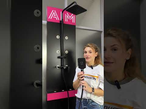 Душова система AIM Чорний латунь з виливом (rs4u37241), видео 1