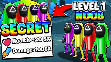 Unlocking NEW OP MAX LEVEL SECRET in Squid Games Evolution!