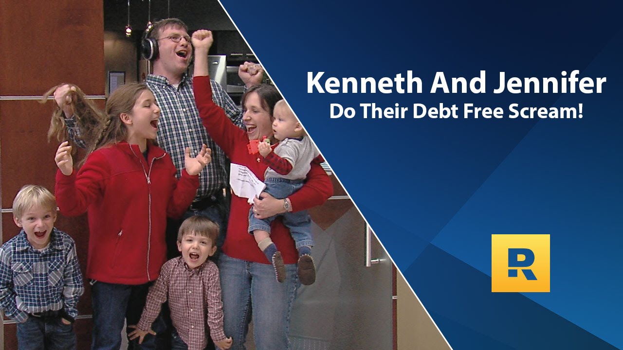 Kenneth And Jennifer Do Their Debt Free Scream!