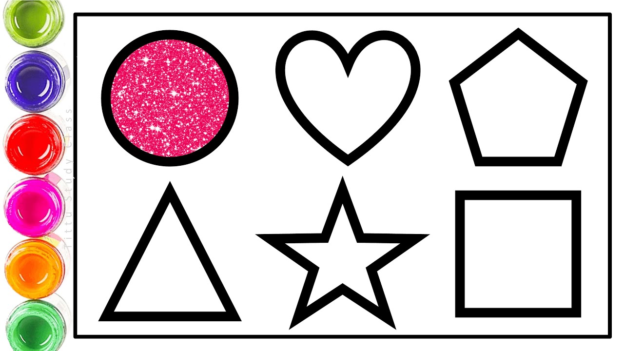 learn how to draw 2d shapes for kids, Shape, shapes coloring pages ...