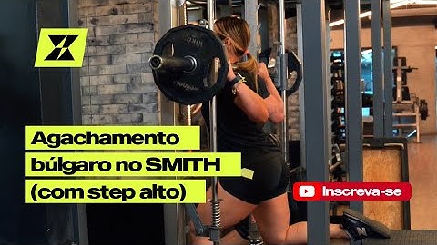 A melhor execução de Agachamento Búlgaro no “SMITH” com step alto | Treino de Quadríceps e Glúteos