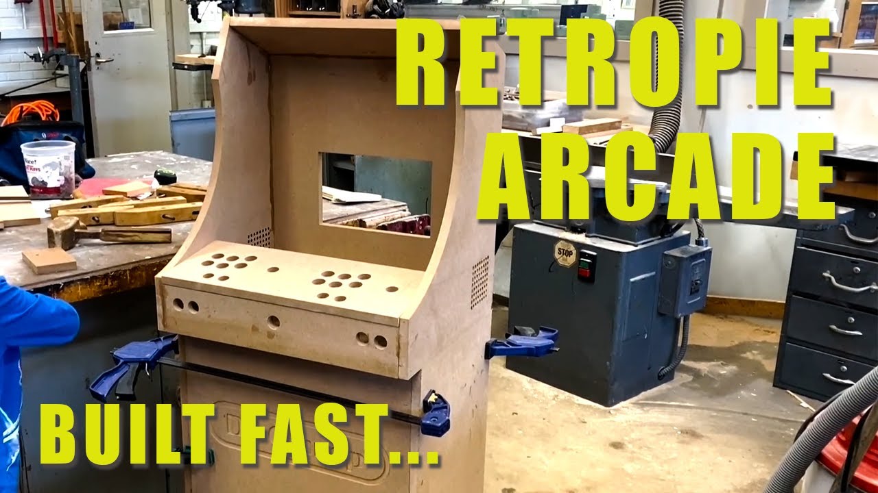 Full-Size RetroPie Arcade: The EPIC Build Time Lapse!