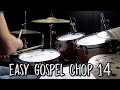 Cours de batterie  drum lesson  easy gospel chop 14