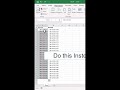 Don't Separate Number In Excel in This Way Do instead. #shorts