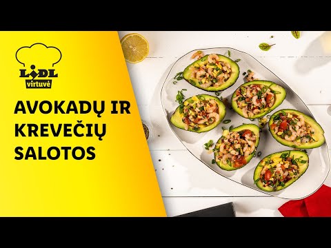Video: Gaminkite skanias krevečių salotas