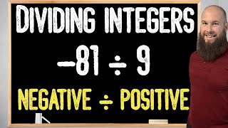 How To Divide Integers | Dividing A Negative By A Positive
