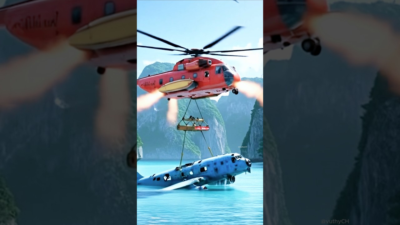 Incredible Helicopter Rescue Over Crystal Waters! 