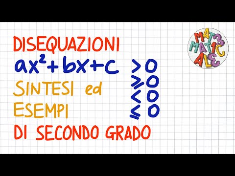 Disequazioni Di Secondo Grado Delta Negativo