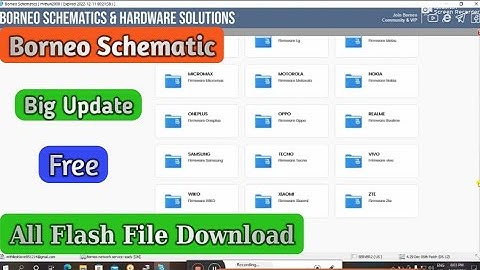 All Flash File Free Download | Borneo Dhamakedaar Update | Borneo Schematic Tool New Feature #borneo