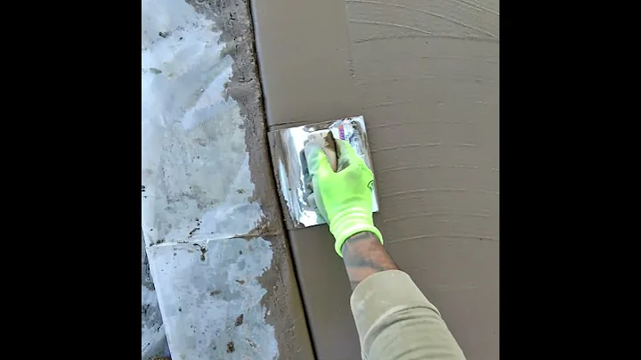 1/2” Edger on colored concrete. #youtubeshorts #shorts #asmr #asmrsounds #concrete #coloredconcrete