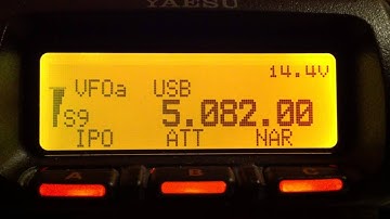 5082 KHz  Number station