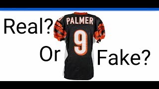REAL ($335) vs FAKE ($35) NFL JERSEY REVIEW!!