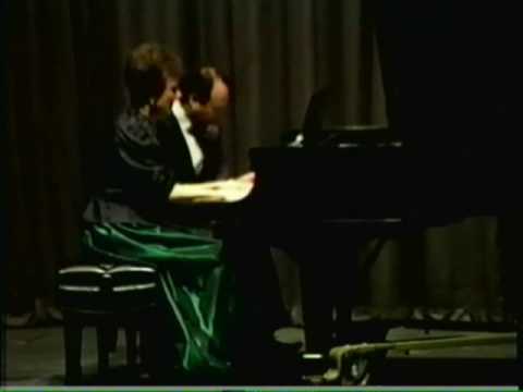 Judith Burganger & Leonid Treer Play Marche Milita...