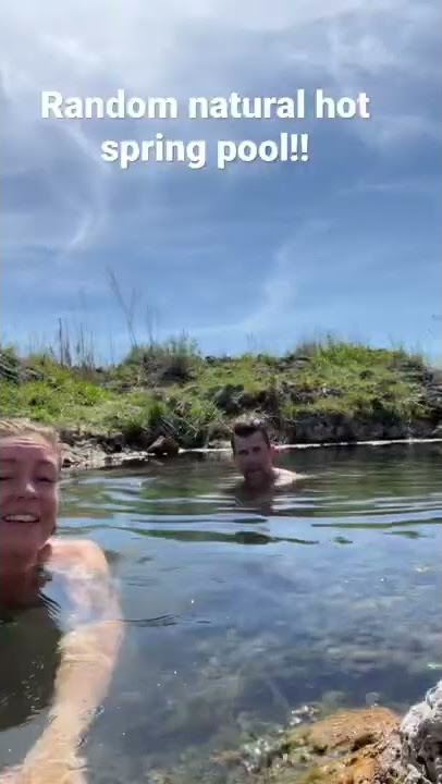 I found this secret abandoned hot spring in the middle of nowhere.