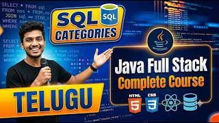 Information SQL  Categories - 2 | JAVA FULL STACK COMPLETE COURSE IN TELUGU Update