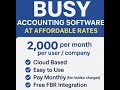 FBR POS Integration with Busy Software in Pakistan | Digital System and Solution