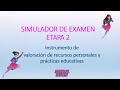 Simulador de examen. Etapa 2.