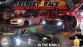 STREET RACE CAMARO BUILT LT1 W/ GPI SS2 CAM VS MODDED CORVETTE Z06! OUR RENTALS TNHR LOCK IN