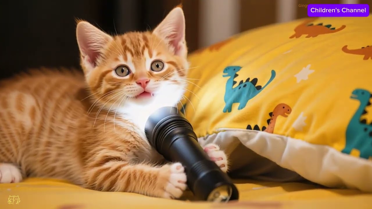 The kitten family is well-behaved and obedient to their parents