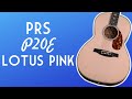 FIRST LOOK - PRS P20E Lotus Pink Limited Edition Acoustic Guitar