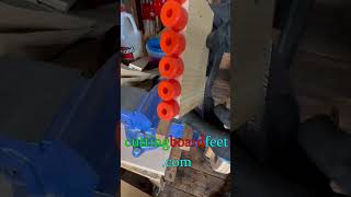 hand planing bumper stop #woodworking #bumper