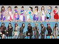 Girls2 Then and Now (JUMP! - ミルミル~未来ミエル~ - キセキ -  チュワパネ! - 80&#39;s Lover)