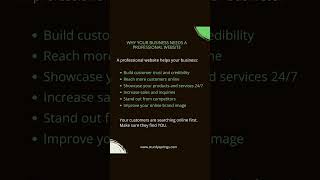 Get a professional website for your business. #websitedesign #sturdysprings