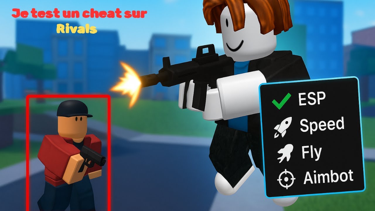 Je test un cheat sur Rivals (c'est op) - YouTube