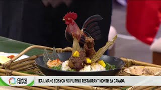 Pagtampok Sa Philippine Mango Nong Filipino Restaurant Month Omni News Filipino