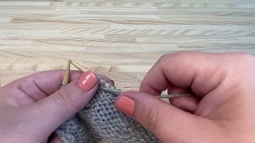 Wrap and Turn Purlwise